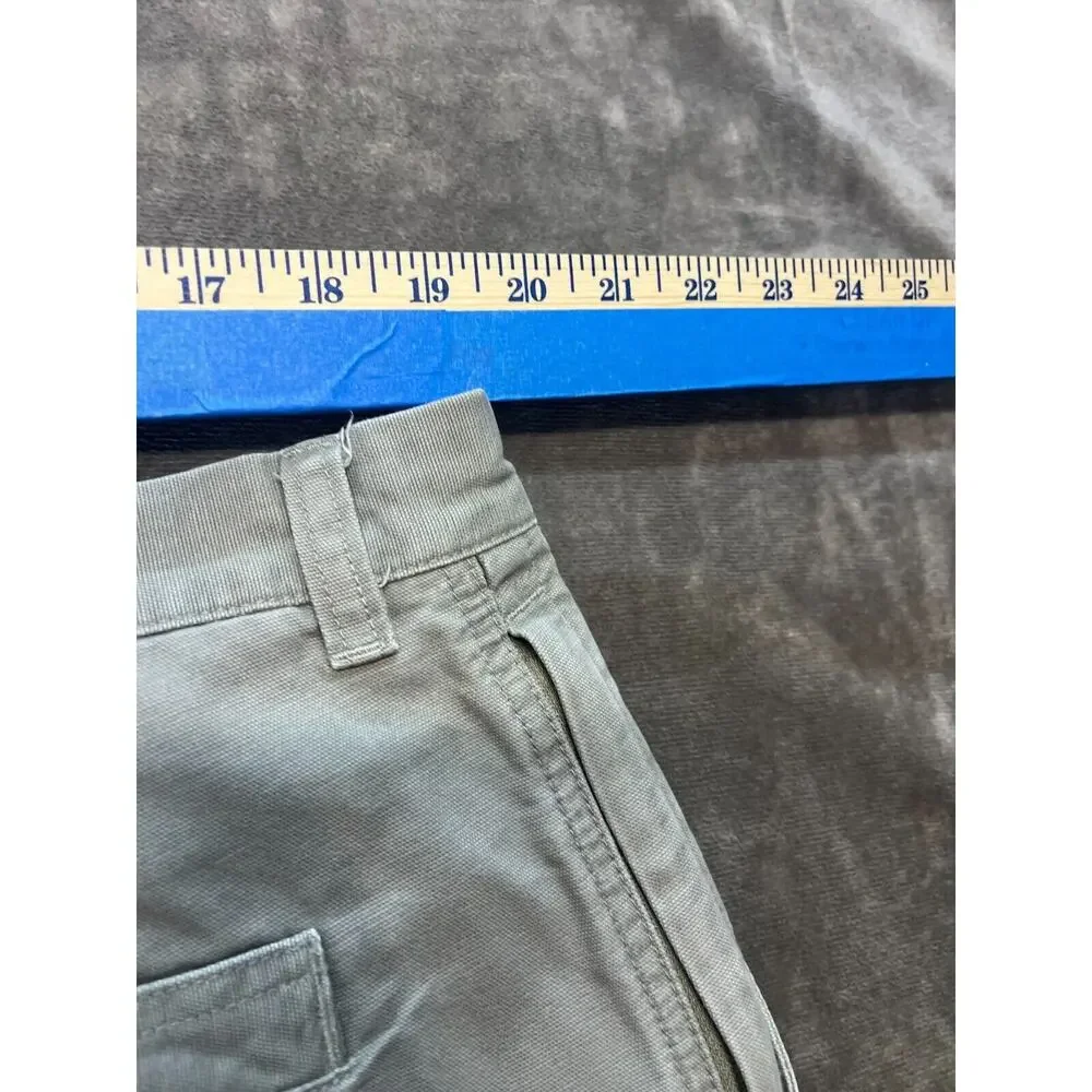 Columbia Chino Shorts Size‎ 40 Mens Tan Flat Front Cotton Casual 10